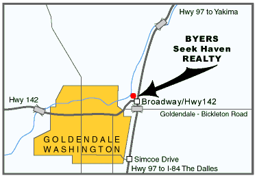 Map showing location of office